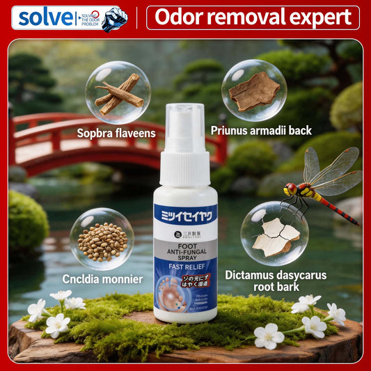 Solve Foot Care Spray for Odor & Dry Skin