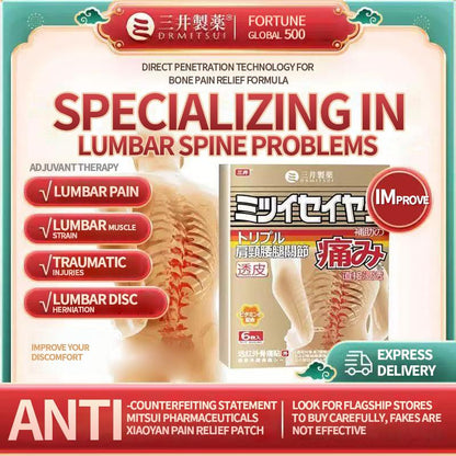 DRMITSUI Pain Relieving Lumbar Patch for Back