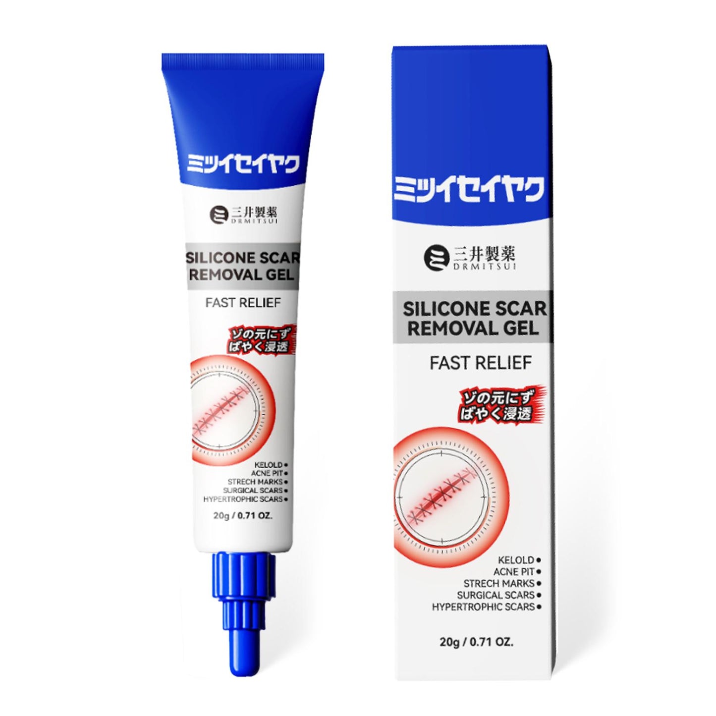 DRMITSUI Silicone Scar Gel for Old and New Scars